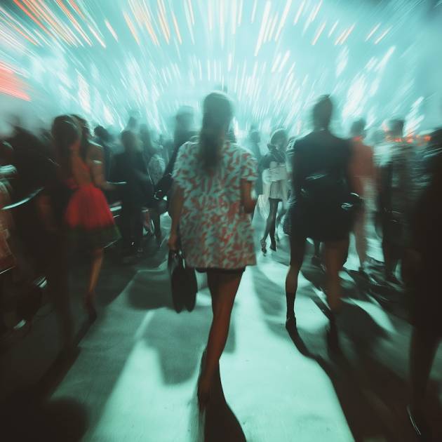 Vibrant Nightclub Scene Vibrant Nightclub Scene